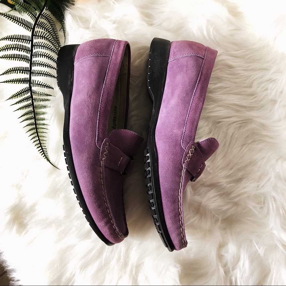 Mephisto Lavender Suede Loafers - Picture 6 of 8